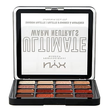 NYX PROFESSIONAL MAKEUP Ultimate Color Palette 16-pan 05W Warm Neutrals