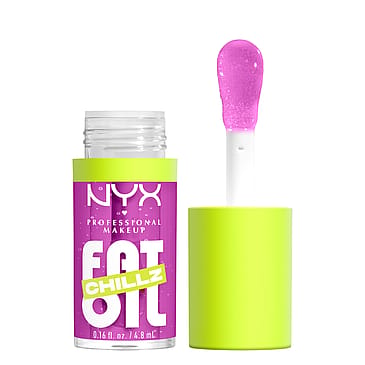 NYX PROFESSIONAL MAKEUP Fat Oil Chillz Lip Drip Lip Oil 16 Strawberry Slush