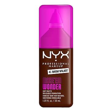 NYX PROFESSIONAL MAKEUP Make Em Wonder Foundation 41 Warm Walnut