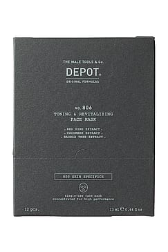DEPOT Toning & Revitalizing Face Mask 12 stk