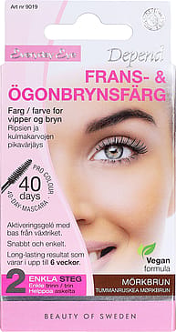 Depend Vippe- og Brynfarve Mørkebrun