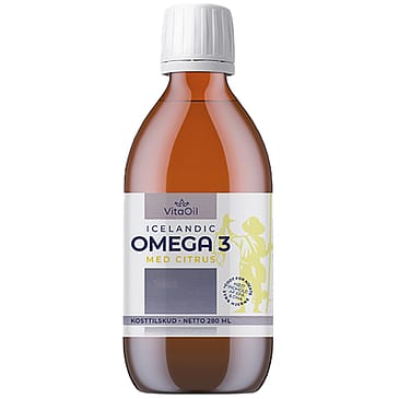VitaOil Flydende Fiskeolie M. Citrus & Omega 3 240 ml