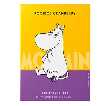 Teministeriet Moomin Tea 20 breve Rooibos Cranberry