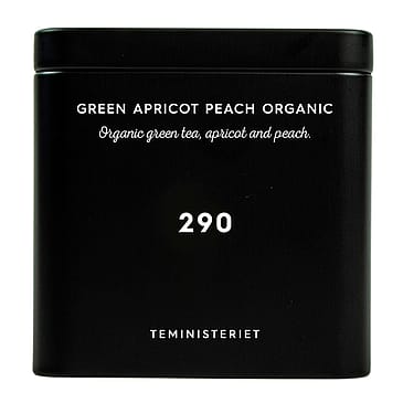 Teministeriet Signature Tea Tin 290 Green Apricot Peach Organic 100 g