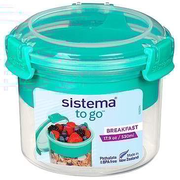 Sistema Madkasse Breakfast To Go Assorteret farver