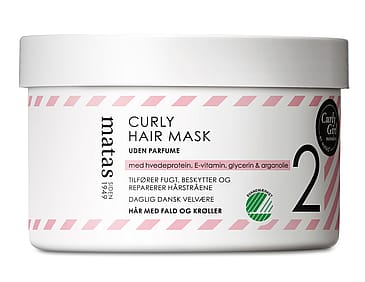 Matas Striber Curly Protein Hair Mask Uden Parfume 250 ml