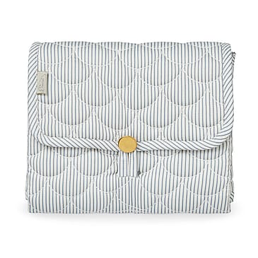 Cam Cam Copenhagen Quiltet Pusle Underlag Classic Stripes Blue