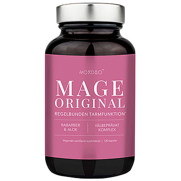 Nordbo Mage Vegansk 120 kaps.