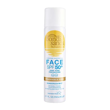 Bondi Sands SPF50+ Fragrance Free Face Mist 79 ml