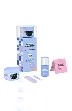 Le mini macaron Gel Manicure Kit Fleur Bleue