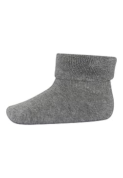 MPkids Bomulds Baby Strømpe Grey Melange (491) 19/21