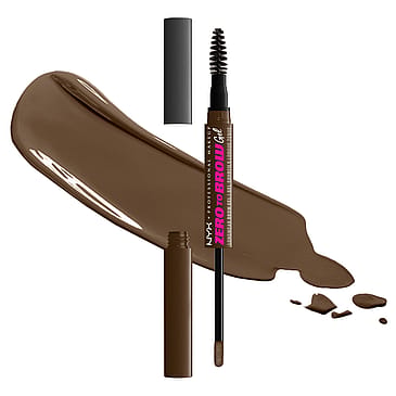 NYX PROFESSIONAL MAKEUP Zero To Brow Longwear Brow Gel 06 Chocolate