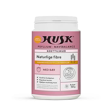HUSK Psyllium Mavebalance Psyllium Mavebalance med Bær 150 g