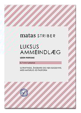 Matas Striber Luksus Ammeindlæg Uden Parfume Hvid 24 stk.