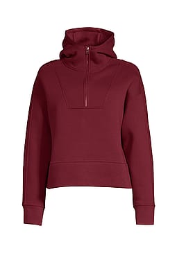 Casall Oversized Zip Hoodie Evening Red M