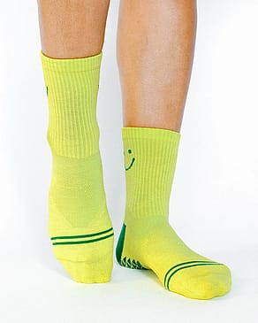 Pointe Studio Happy Runner Grip Ankle Lime 39-42