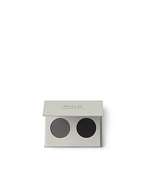 MIILD Natural Mineral Eyeshadow Duo Black Gloomy