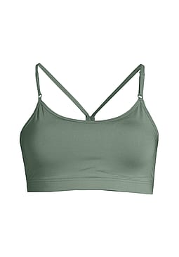 Casall Strappy Sports Bra Dusty Green S