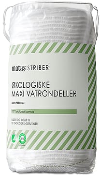 Matas Striber Økologiske Maxi Vatrondeller 40 stk.