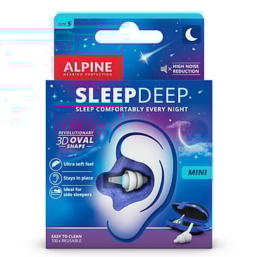Alpine Hearing Protection Ørepropper SleepDeep Mini 2 stk
