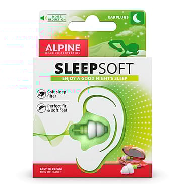 Alpine Hearing Protection Ørepropper SleepSoft 2 stk