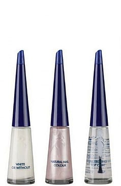 Herôme Fransk Manicure Sæt Pink 3 x 10 ml