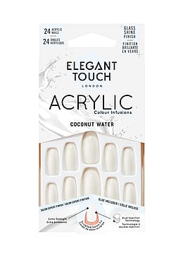 Elegant Touch Luxes Looks Nails Acrylics Coconut Water
