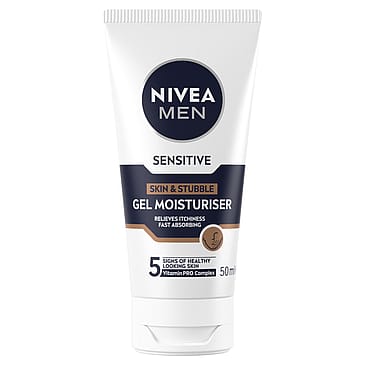 NIVEA Sensitive Skin & Stubble Gel Moisturiser 50 ml