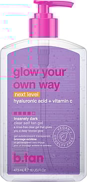 b.tan Glow Your Own Way Clear Self Tan Gel Next Level 473 ml