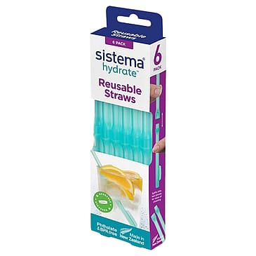 Sistema Genanvendelige Sugerør 6 Pack