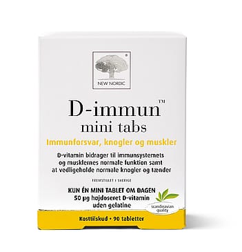 New Nordic D-immune Kosttilskud 90 tabl.