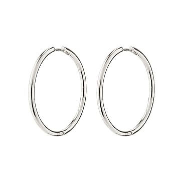 Pilgrim Eanna Genanvendt Hoops Maxi Sølv Belagt