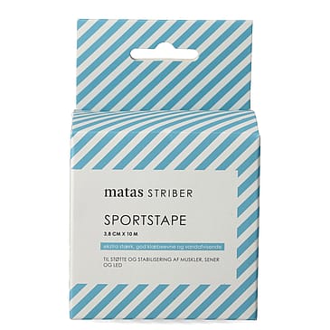 Matas Striber Sportstape Hvid 3,8 cm x 10 m (bred)