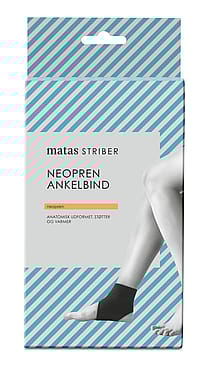 Matas Striber Neopren Ankelbind Sort M