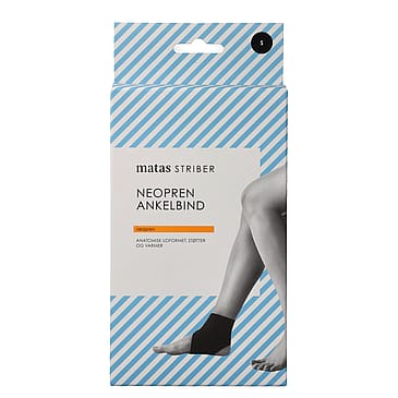 Matas Striber Neopren Ankelbind Sort S