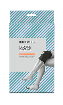Matas Striber Neopren Knæbind Åben Patella Sort XXL