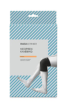 Matas Striber Neopren Knæbind Sort XXL