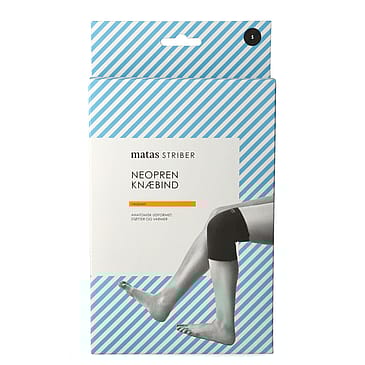 Matas Striber Neopren Knæbind Sort S