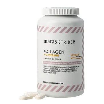 Matas Striber Kollagen 833 mg+C-vitamin 27 mg 180 tabl.