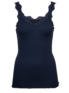 Rosemunde Øko Top med Blonde Dark Blue M