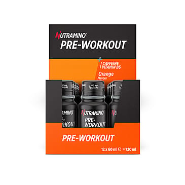 Nutramino Pre-Workout Shot Orange 60ml 12 stk. (1 kasse)