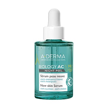 A-DERMA Biology AC Night Peel Serum 30 ml