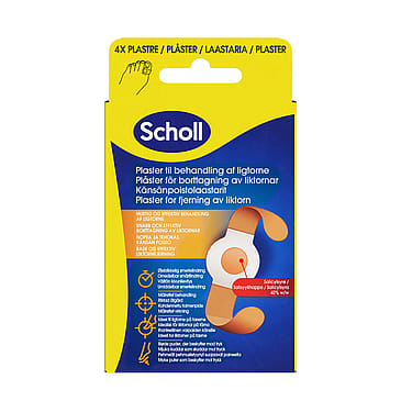 Scholl Ligtorn Plasters 4 4 stk