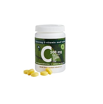 Grønne vitaminer C500 m/Hyben 60 stk