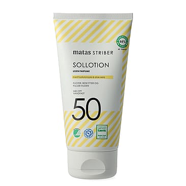Matas Striber Sollotion SPF 50 Uden Parfume 150 ml
