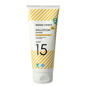 Matas Striber Sollotion SPF 15 Uden Parfume 200 ml