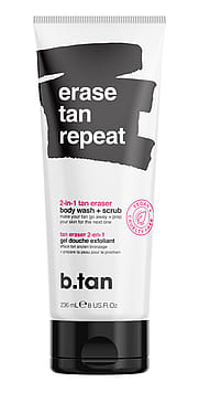 b.tan 2In1 Tan Eraser Body Wash + Scrub 236 ml