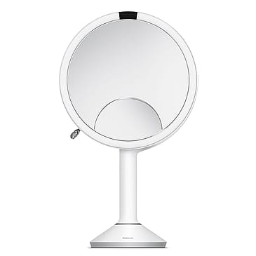 Simplehuman Sensor KosmetikSpejl trio touch styring Hvid