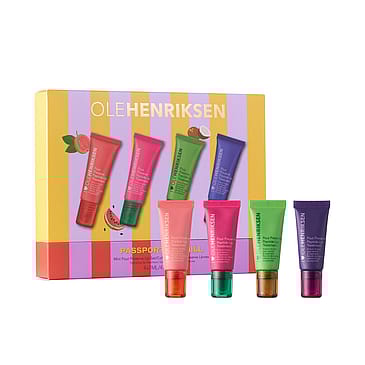 Ole Henriksen Pout Preserve Peptide Lip Treatment Orange, pink, green, purple