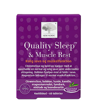 New Nordic Quality Sleep & Muscle Rest 60 stk.